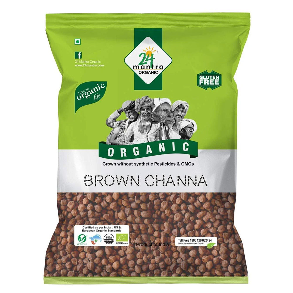 24 Mantra Organic Black Chana 500Gm