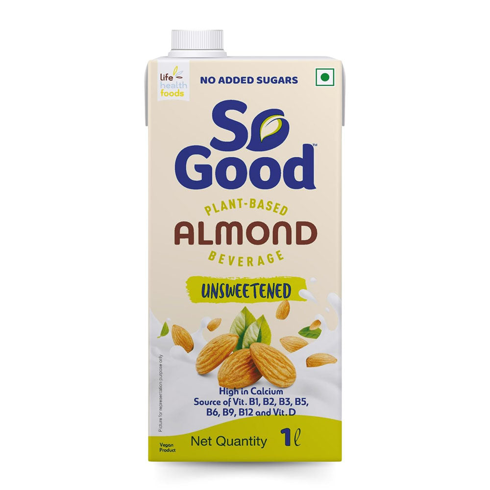So Good Almond Milk Unsweetened 1Ltr