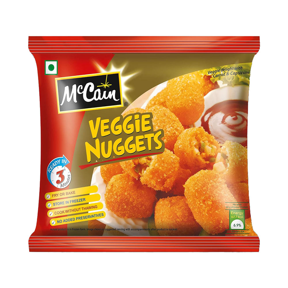 Mccain Veggie Nuggets 325Gm