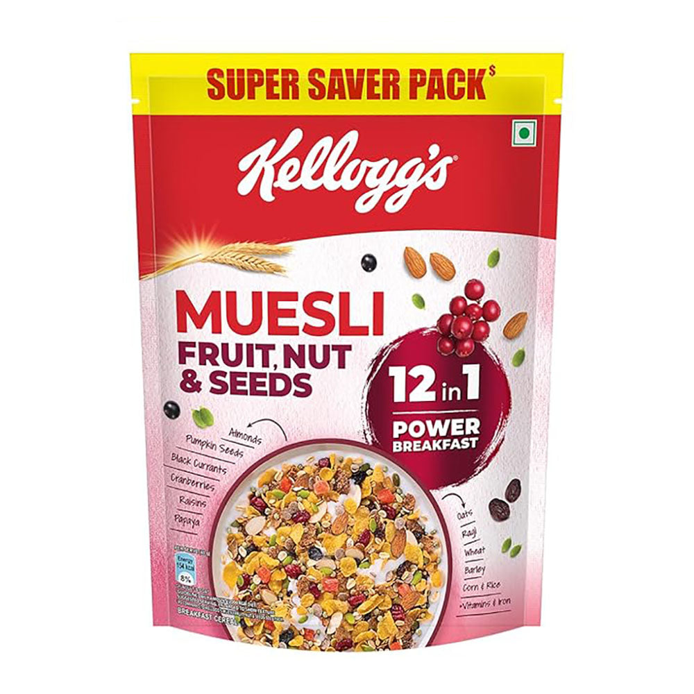 Kelloggs Museli Fruit and Nuts 500Gm
