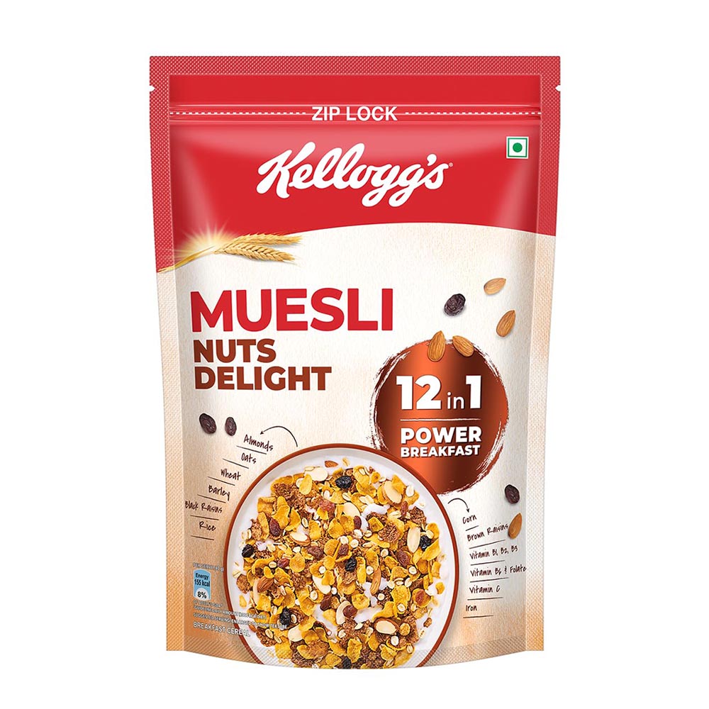 Kelloggs Museli Nut Delight 500Gm