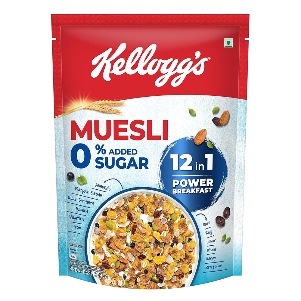 Kelloggs Museli No Sugar 500Gm