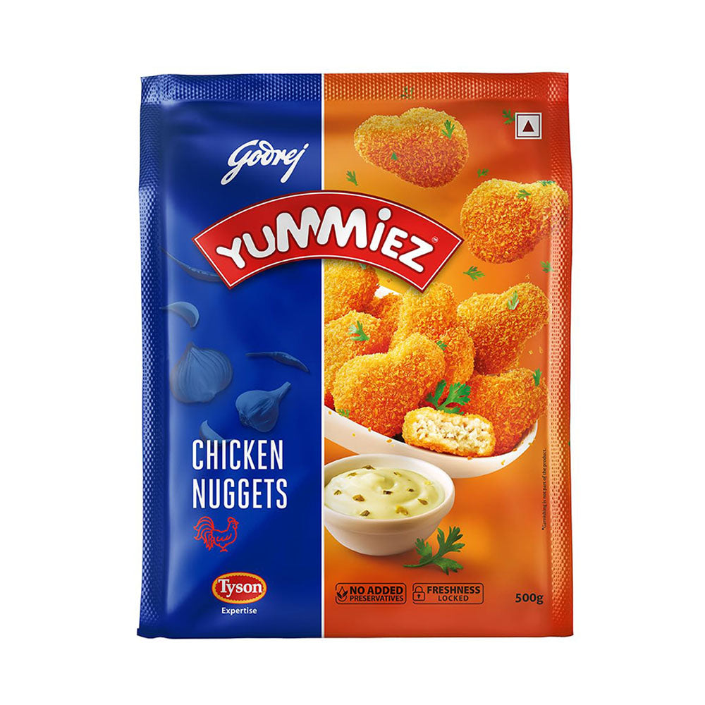 GODREJ YUMMIEZ CHICKEN NUGGETS 500 GM