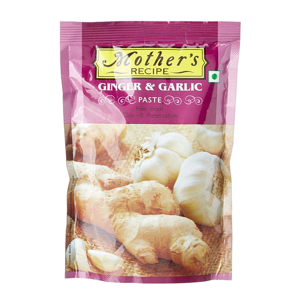 Mothers Recipe Paste Ginger Garlic Pouch 200G