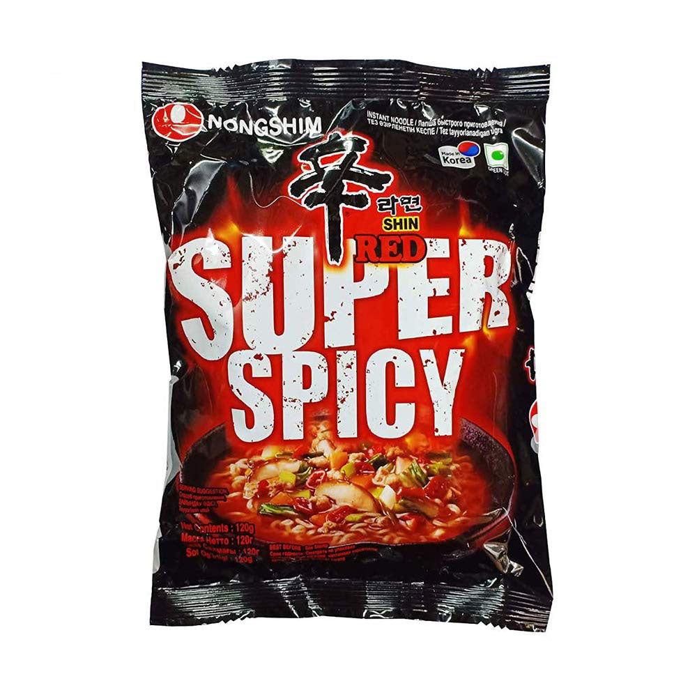 Nongshim Red Super Spicy Noodle 120gm