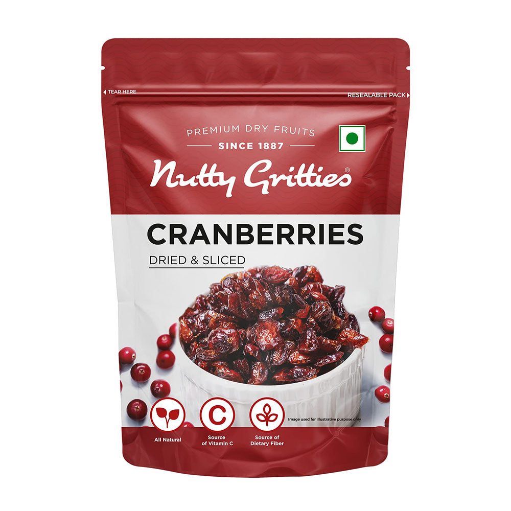 Nutty Gritties Cranberries Dried Sliced 200G