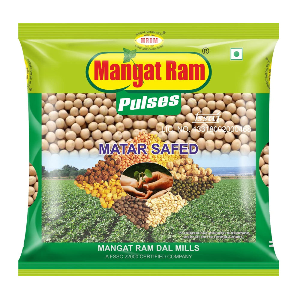 Mangat Ram Safed Matar 500Gm