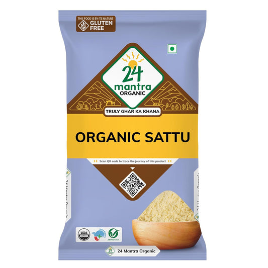 24 Mantra Organic Channa Sattu 500Gm