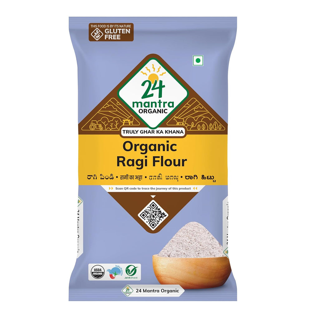 24 Mantra Organic Ragi Flour 500gm