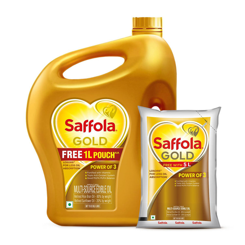Saffola gold 5Ltr + 1Ltr