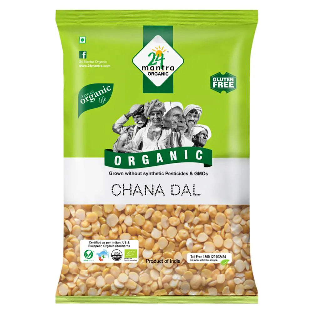 24 Mantra Organic Chana Dal 500Gm
