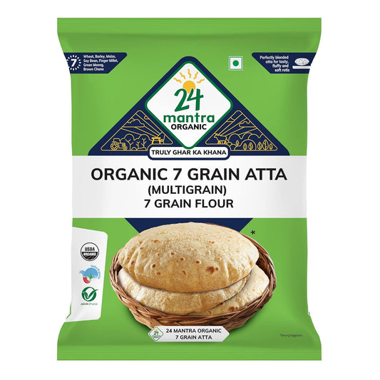 24 Mantra ORGANIC 7 Grain Atta 1kg