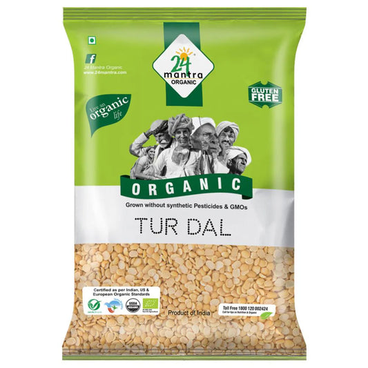 24 Mantra Organic Arhar Tur Dal 500Gm