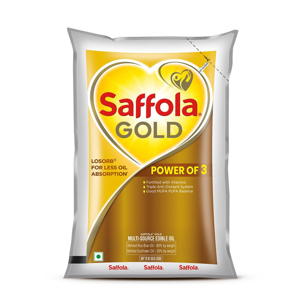 Saffola Gold 1Ltr pouch