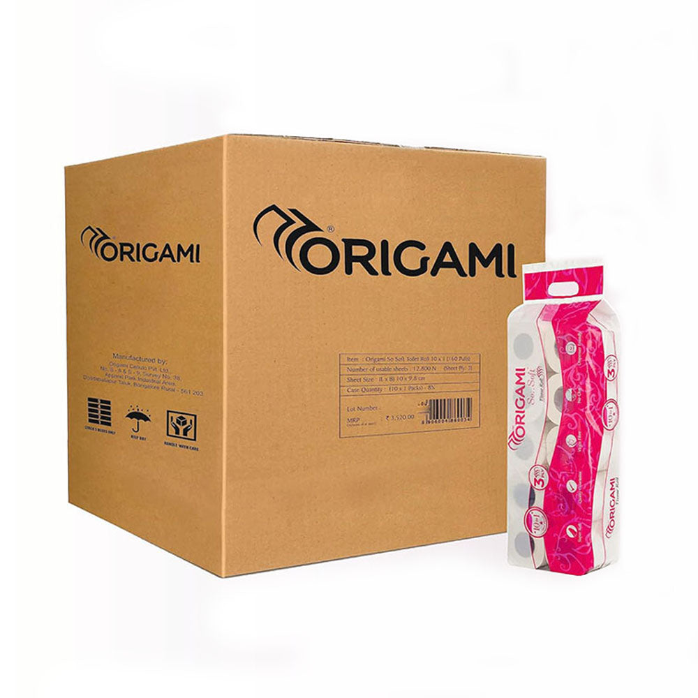 ORIGAMI TOILET ROLL 10IN1 3PLY