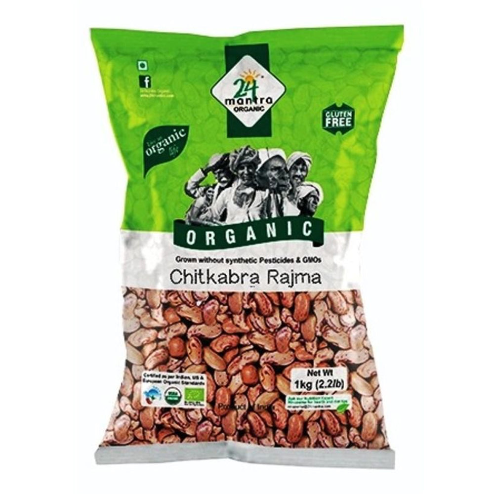 24 Mantra Organic Chitkabra Rajma 500Gm