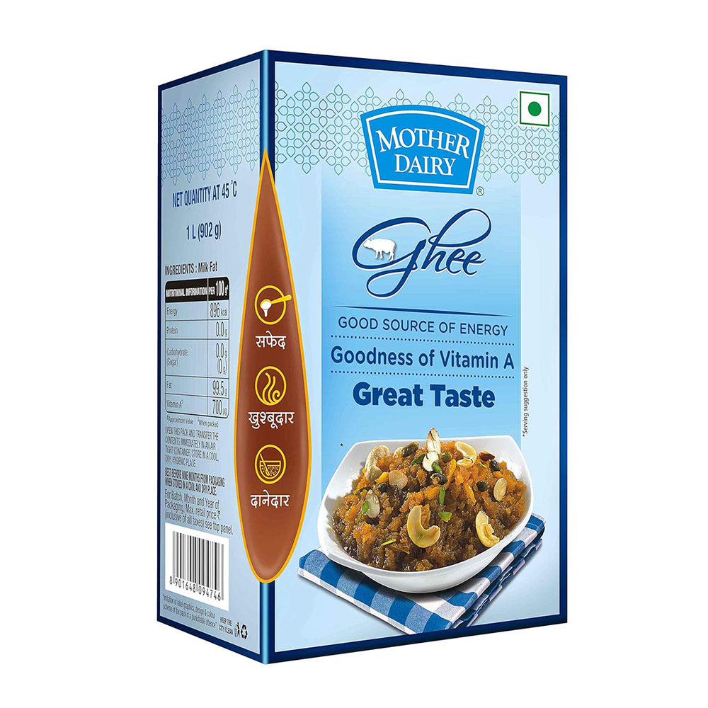 Mother Dairy Ghee 1Ltr Tetra