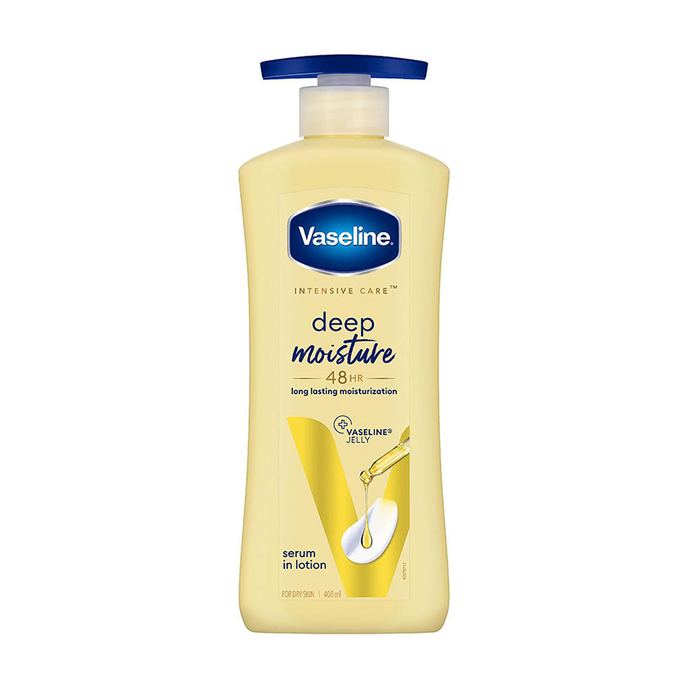 Vaseline Deep Moisture Body Lotion Yellow 400Ml
