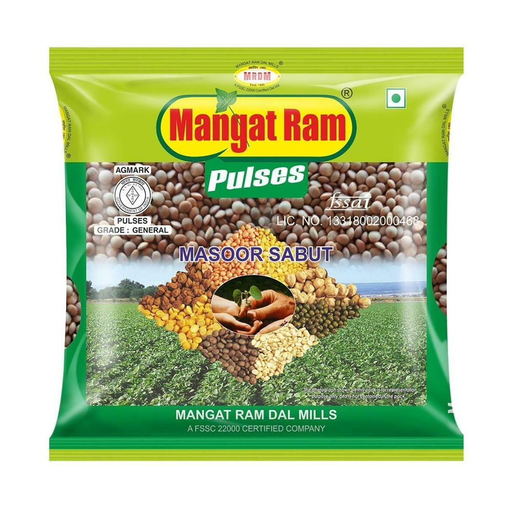 Mangat Ram Masoor Whole 500gm