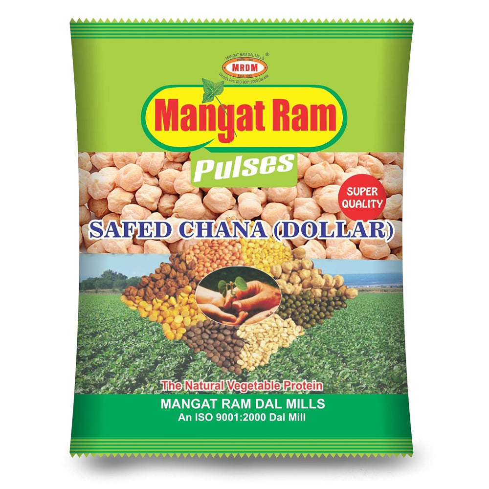 Mangat Ram Safad Chana Dollar 500gm