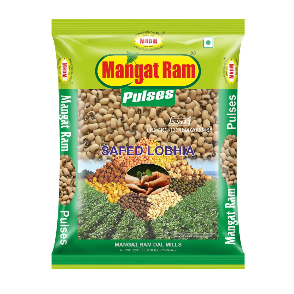 Mangat Ram Safed Lobia 500Gm