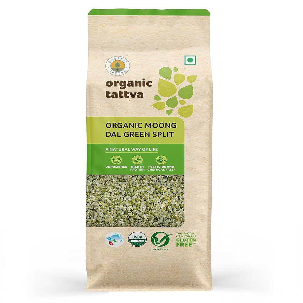 ORGANIC TATTVA MOONG CHILKA 500 GM