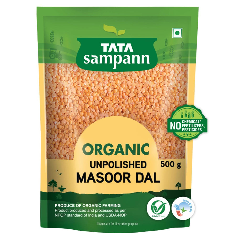 Tata Sampann Masoor Malka Lal Dal 500Gm