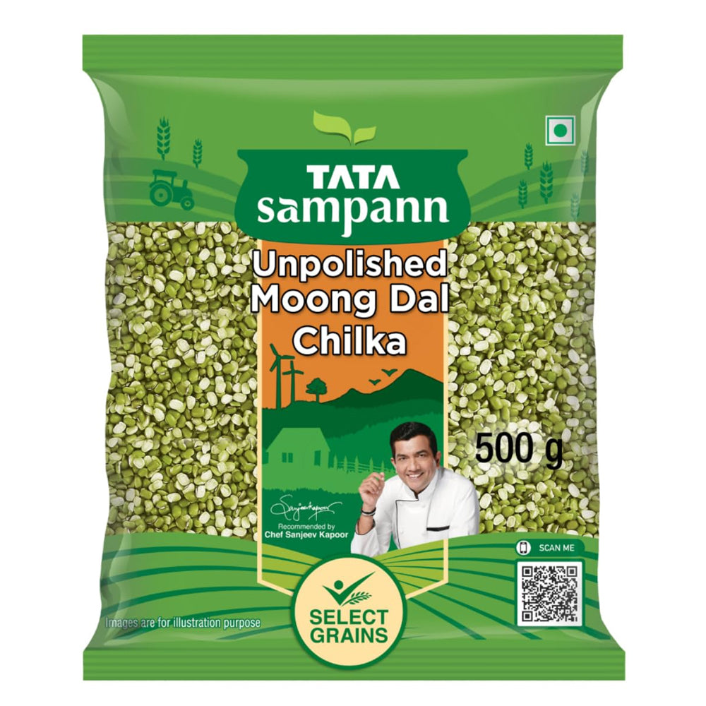 Tata Sampann Moong Chilka Dal 500Gm