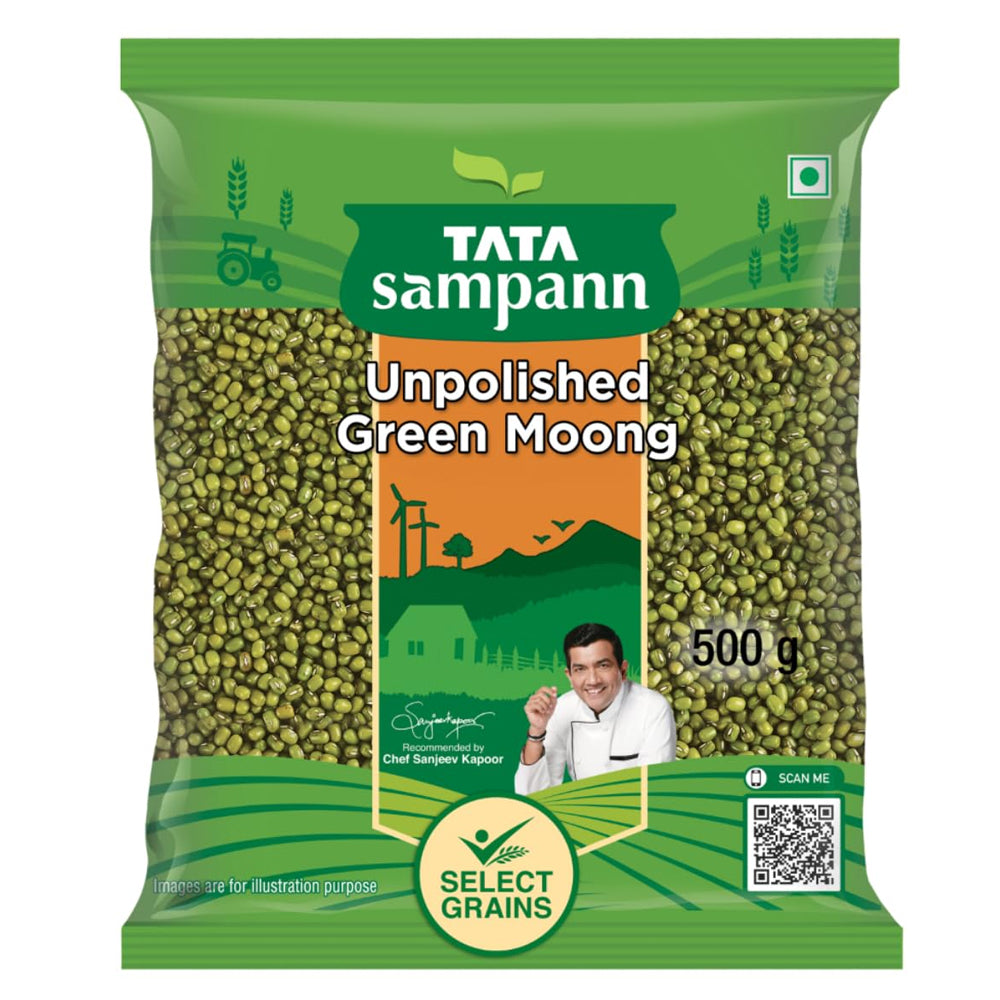 Tata Sampann Moong Sabut 500Gm